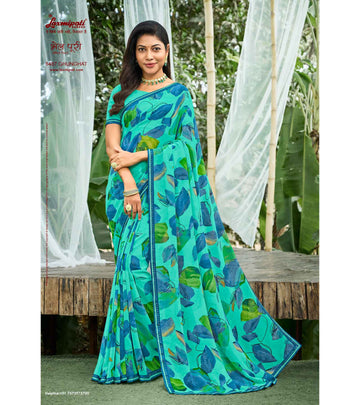 Laxmipati Bhel Puri 8487 Multicolor Georgette Saree