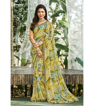 Laxmipati Bhel Puri 8490 Multicolor Georgette Saree