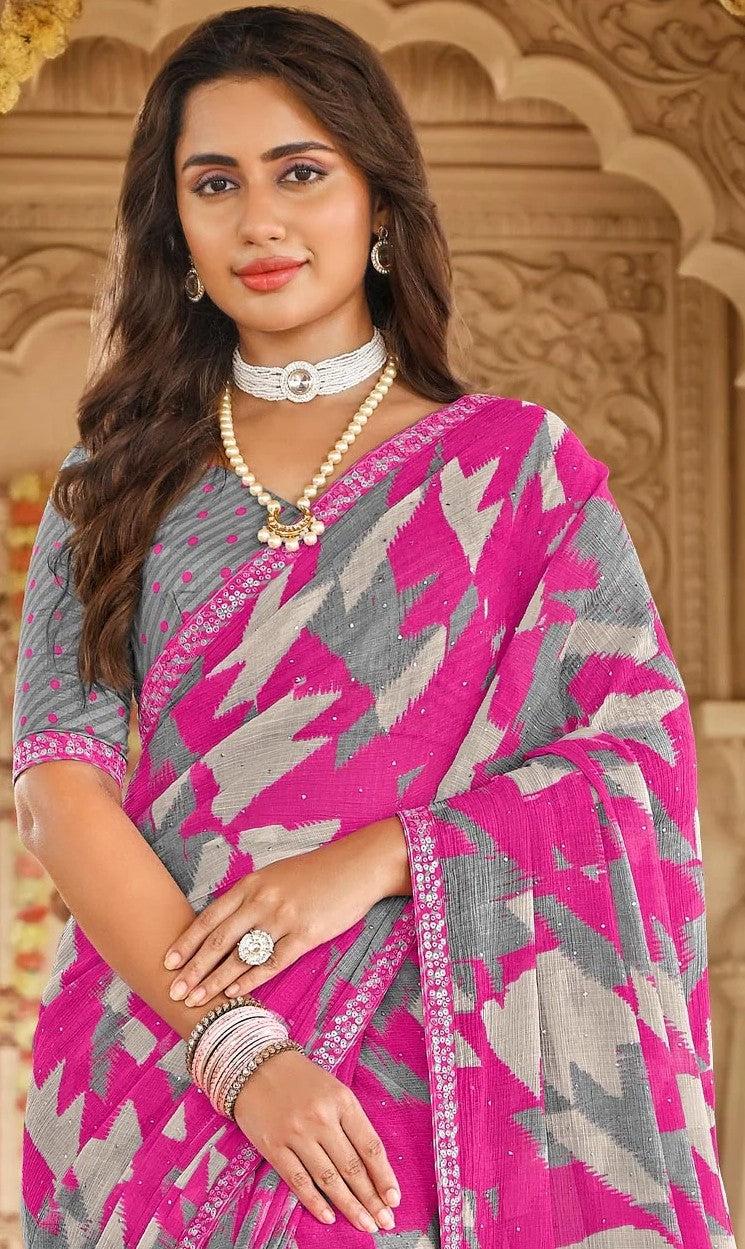 Laxmipati Dhan_Laxmi N-2260 Pink Art Silk Saree